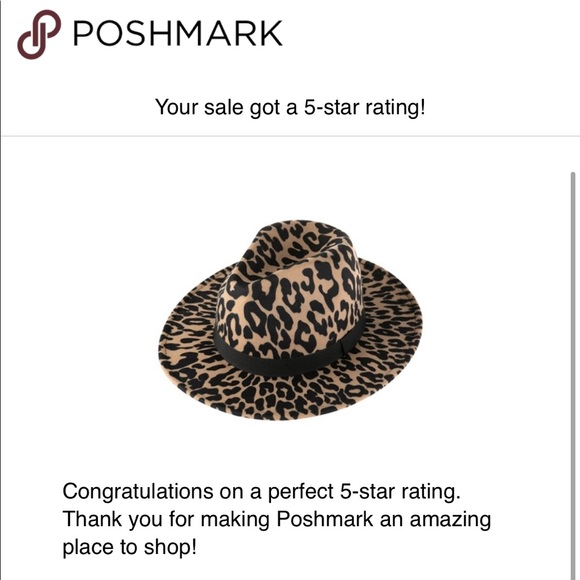 Leopard Print Fedora Hat - Picture 5 of 5